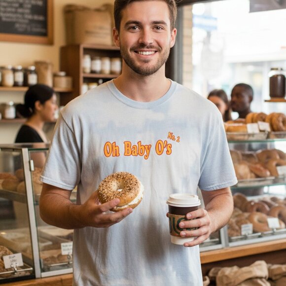 Oh Baby O's No.2 Bleached t-shirt - Picture 1 of 5